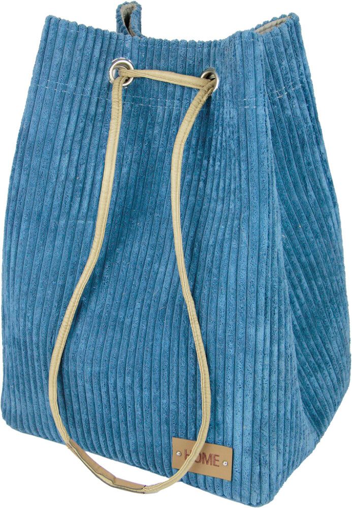 Sametkangast kott 35 x 30 x 51 cm, sinine