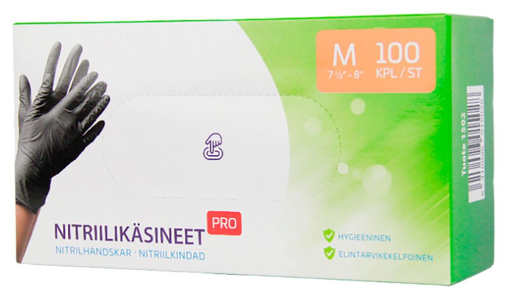 Nitriilkindad M 100 tk/pk