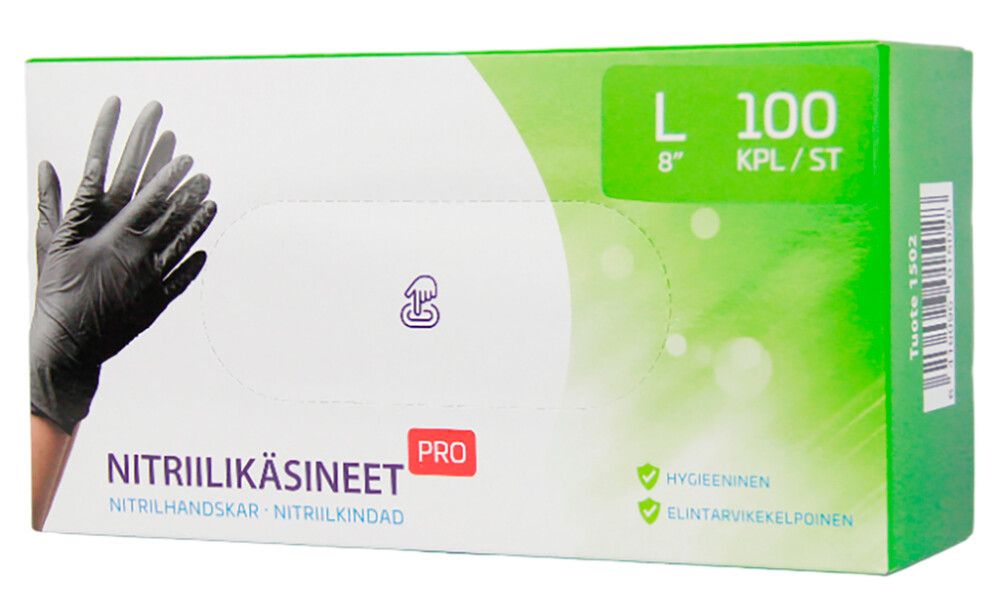Nitriilkindad L 100 tk/pk