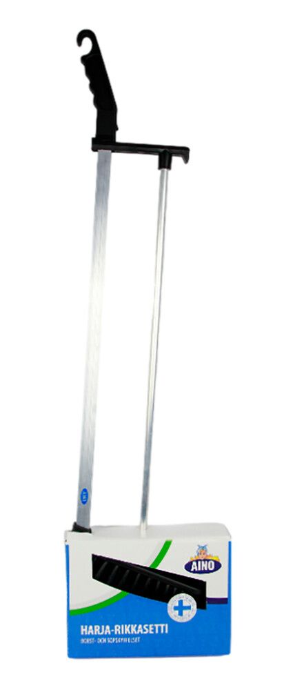 Harja kühvli komplekt Aino, must