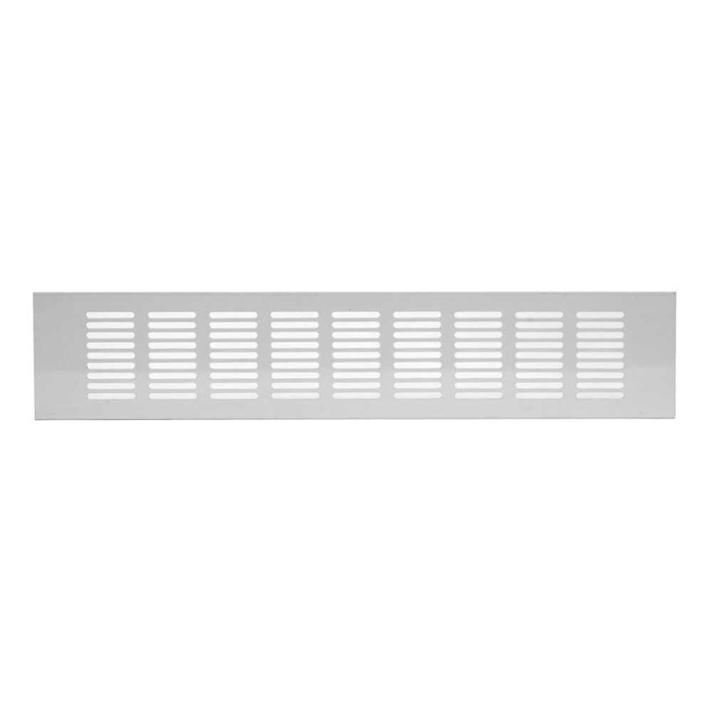 Ventilatsioonirest Europlast alumiiniumist valge 6 x 40 cm