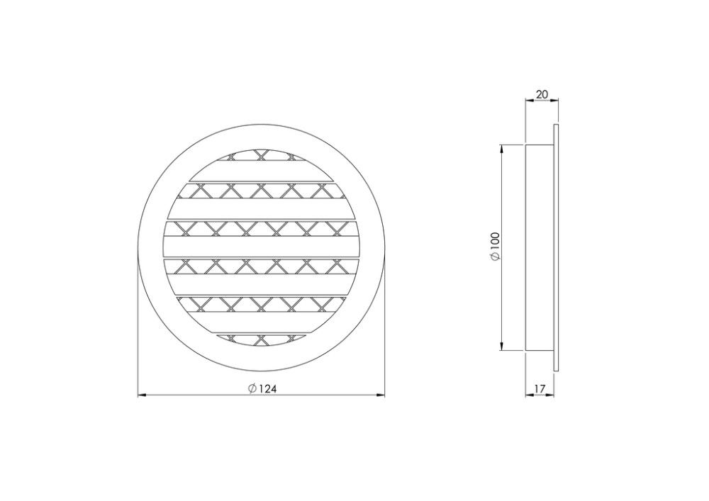 Ventilatsioonirest Europlast MRA Ø100 mm