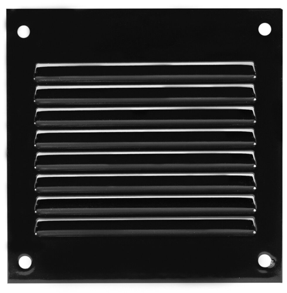 Ventilatsioonirest Europlast MR must 100 x 100 mm