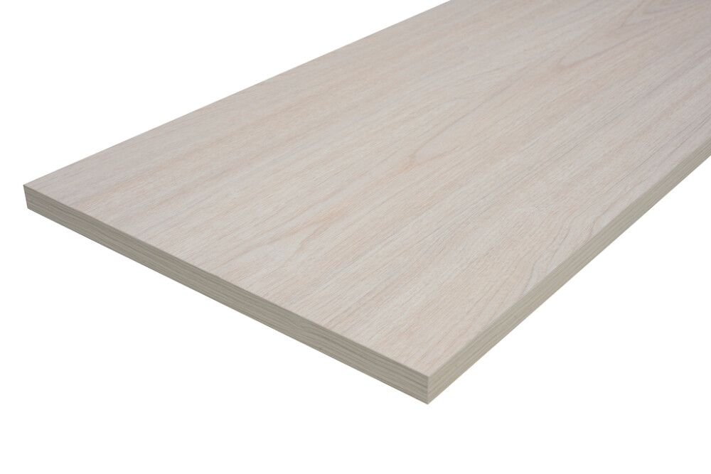 Melamiinplaat Plaat Detail Nordic Teak 16 mm