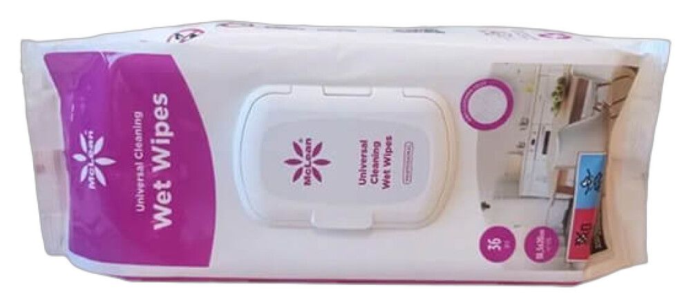 Universaalsed niisked puhastuslapid Mclean 36 tk 