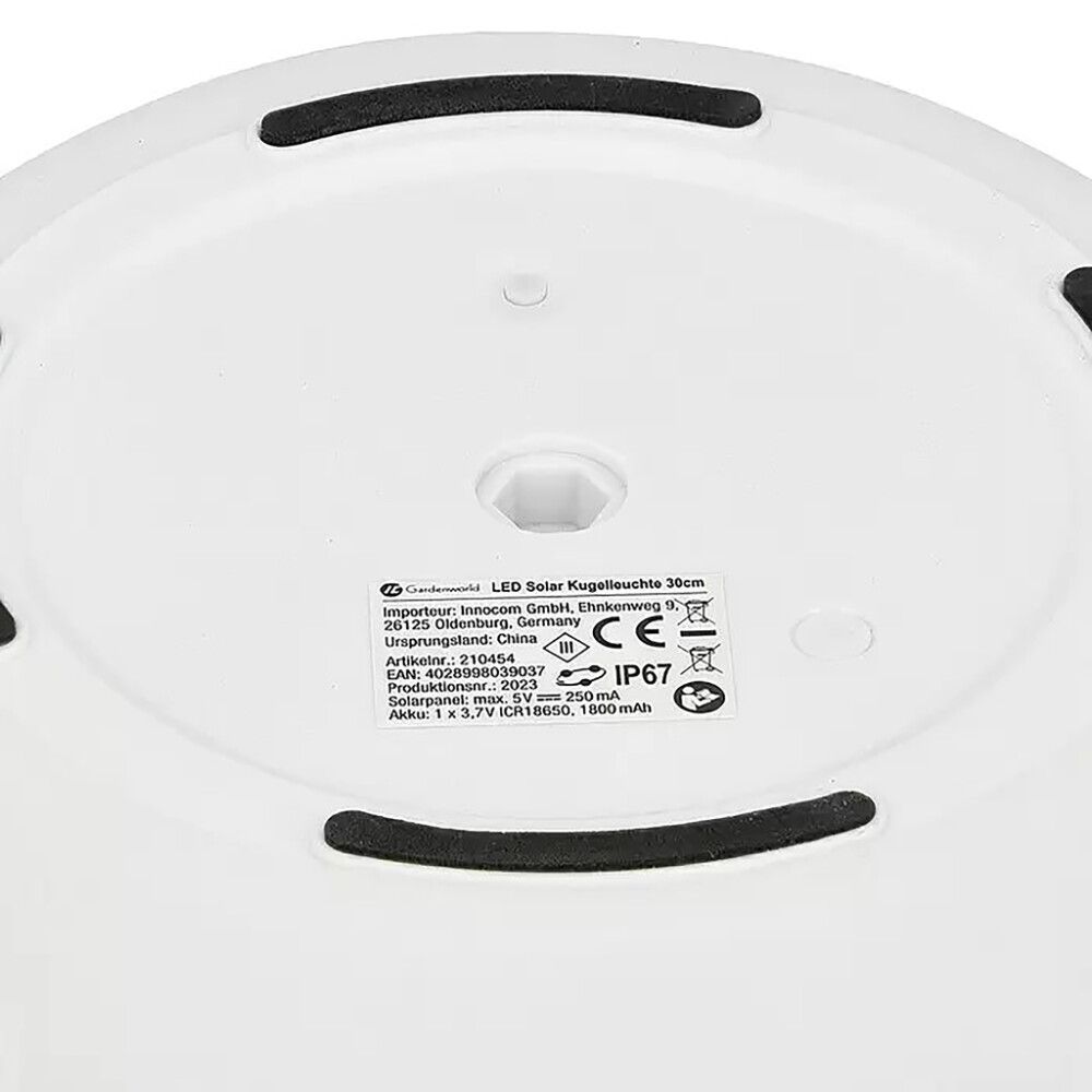 LED-solarvalgusti Kera 40 cm