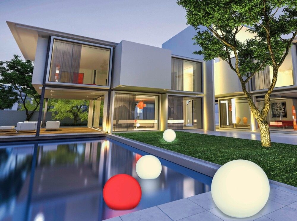 LED-solarvalgusti Kera 30 cm