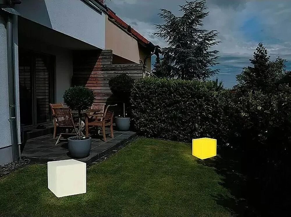 LED-solarvalgusti Kuubik 