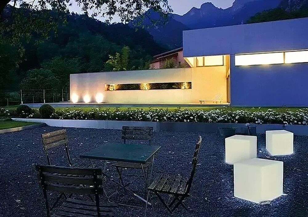 LED-solarvalgusti Kuubik 