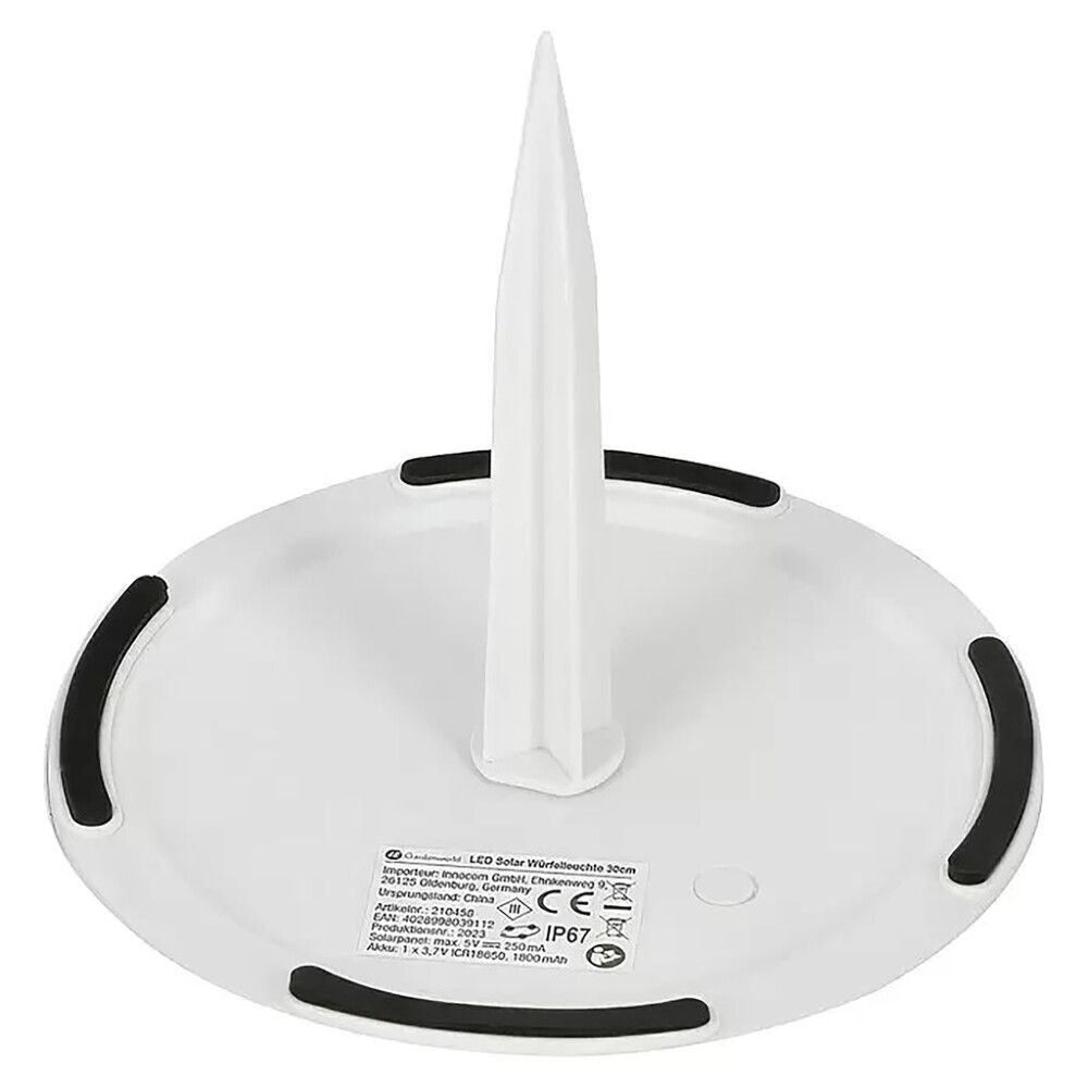 LED-solarvalgusti Kuubik 