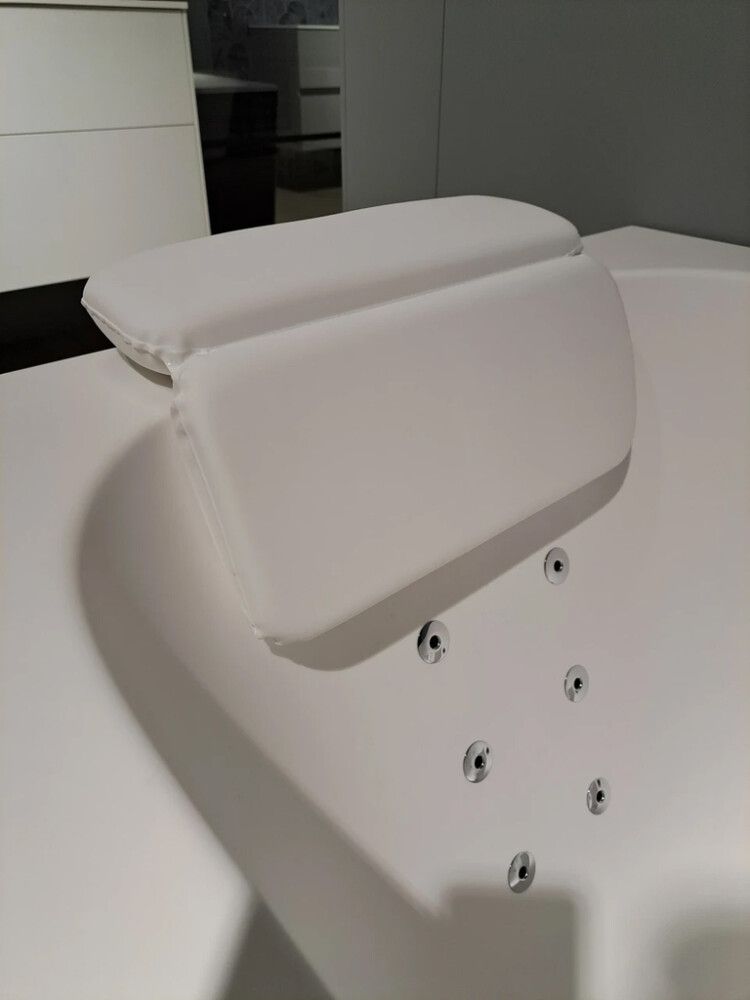 Pehme vannipadi Balteco 37 x 27 x 5 cm valge