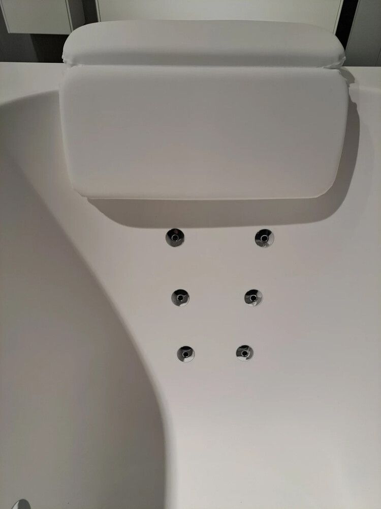 Pehme vannipadi Balteco 37 x 27 x 5 cm valge