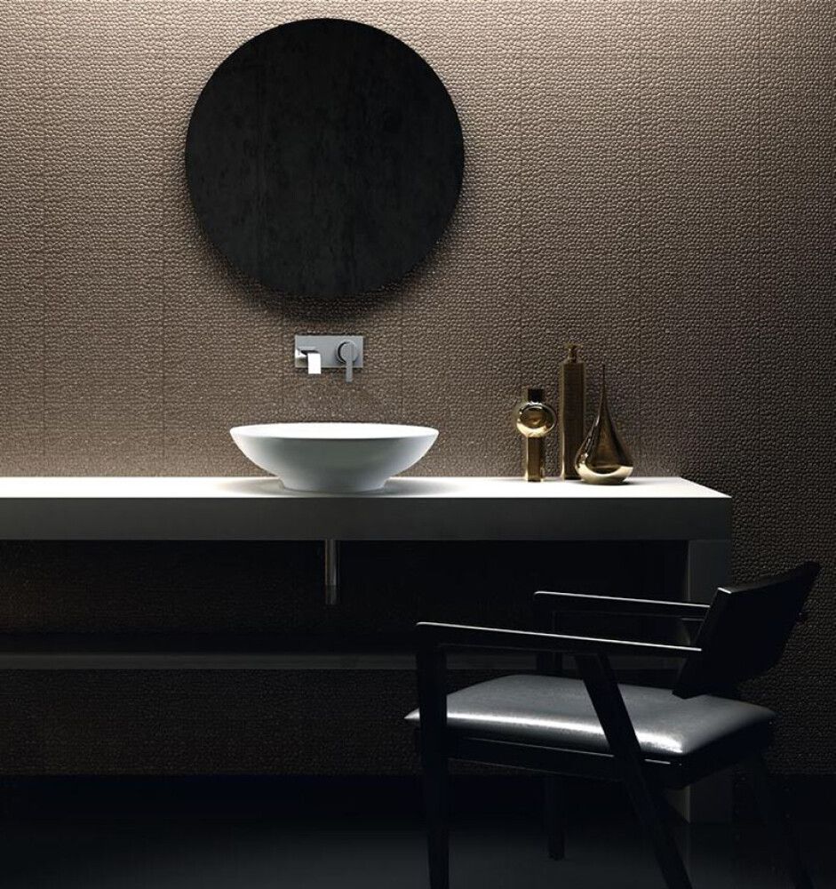 Seinaplaat Bien Alto valge 30 x 60 cm Antiik pruun