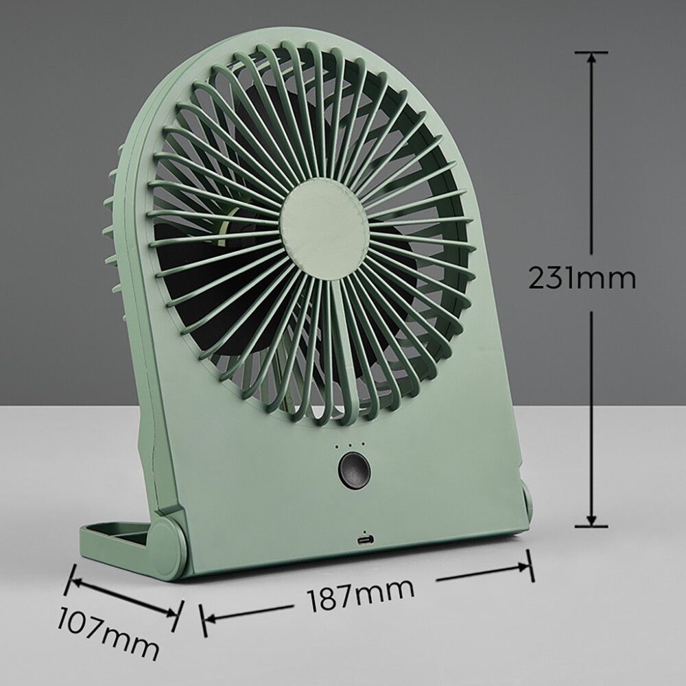 Lauaventilaator Reality Leuchten Breezy Roheline