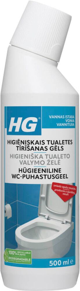 Äravoolugeel+tualeti puhastusvahend HG 500 ml