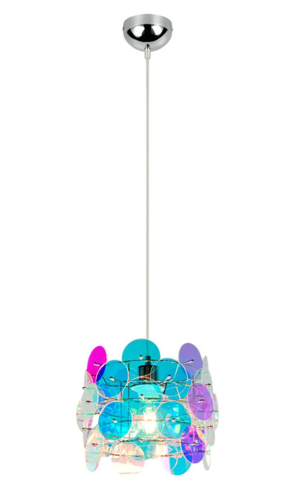 Rippvalgusti Trio Iride i Ø 25 cm kroom