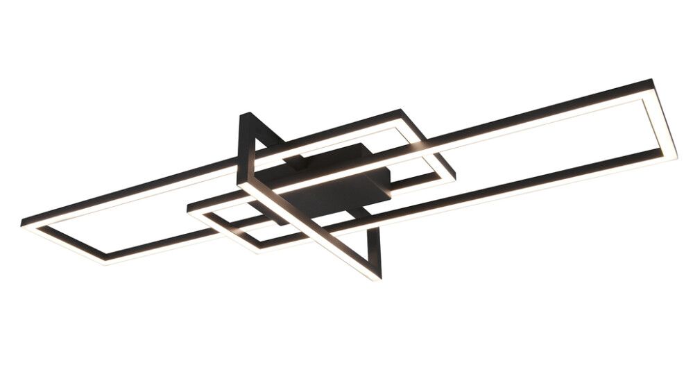 LED-laevalgusti Trio Salinas mattmust 100 x 40 x 11,5 cm