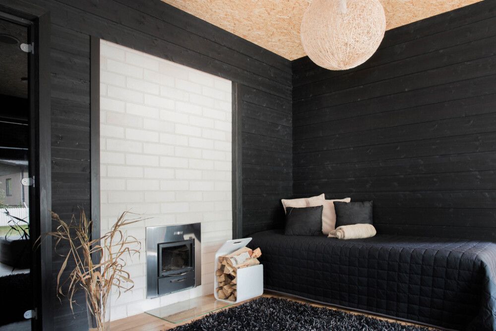 Sisustuspaneel Siparila Struktuuri 15 x 176 x 2350 mm must