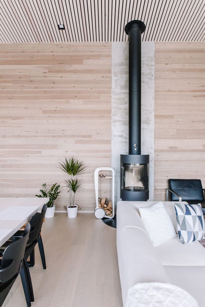 Sisustuspaneel Siparila USVA 15 x 95 x 2050 mm Kuultava Hiekka