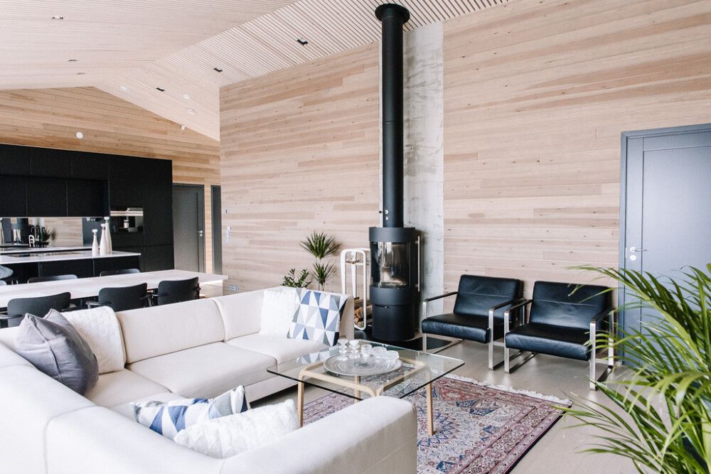 Sisustuspaneel Siparila USVA 15 x 95 x 2050 mm Kuultava Hiekka