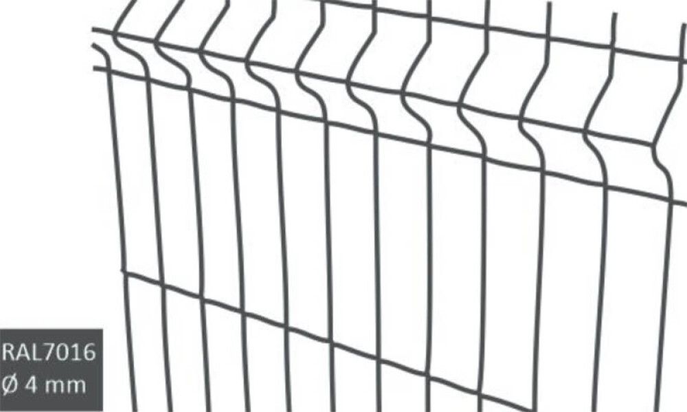 Keevipaneel ABPolar 4 mm RAL7016 hall 1030 x 2500 mm