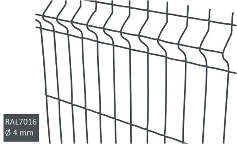 Keevispaneel ABPolar 4 mm RAL7016 hall 1230 x 2500 mm