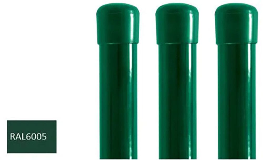 Ümarpost ABPolar 38 mm RAL6005 roheline 1700 mm
