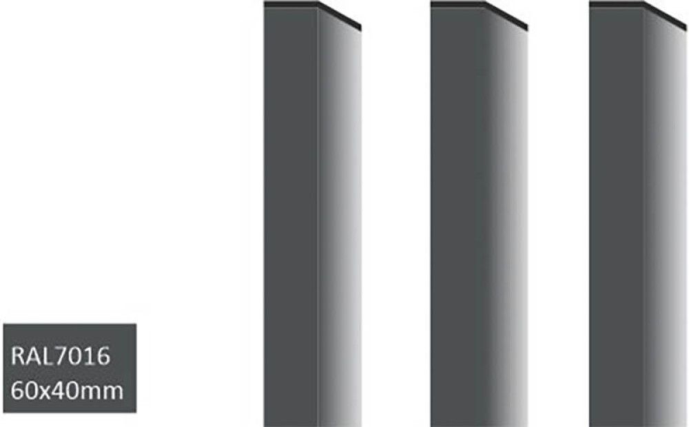 Aiapost ABPolar 40 x 60 mm  RAL7016 hall 2000 mm