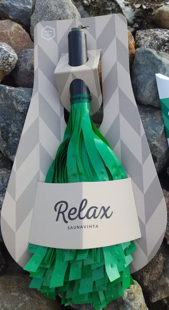 Saunaviht Pinetta Relax roheline