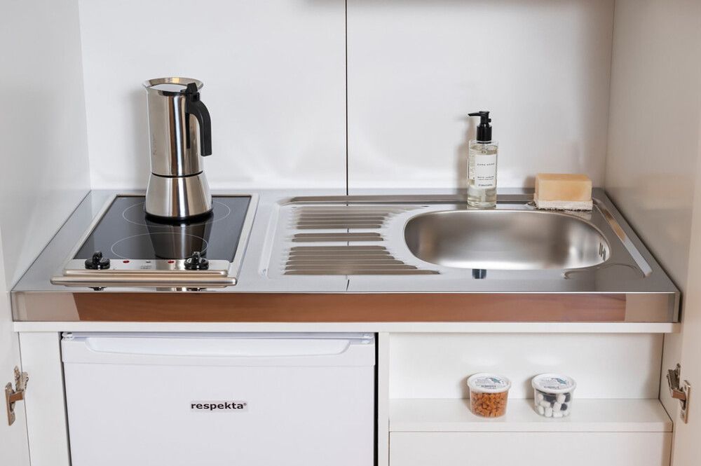 Miniköök Respekta SKWSMIC 104 cm must