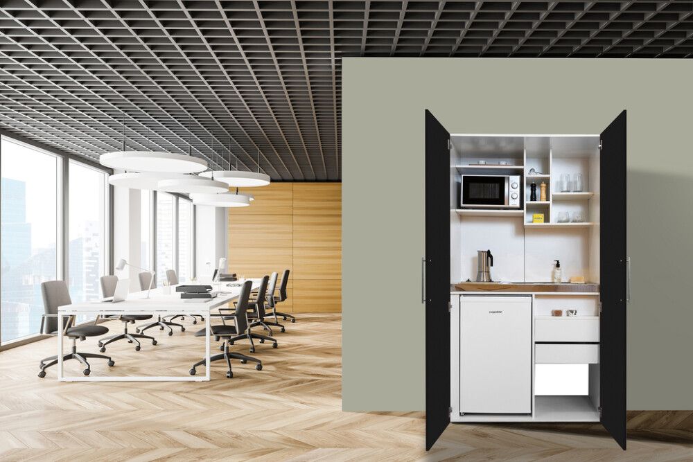 Miniköök Respekta SKWSMIC 104 cm must