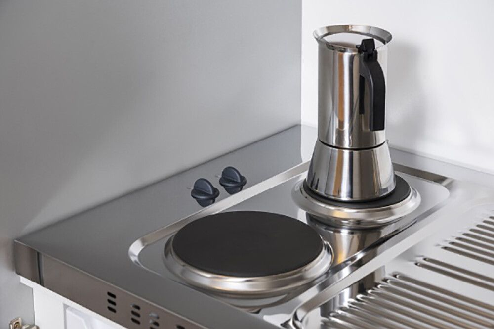 Miniköök Respekta SKWSS 1,04 m valge/must