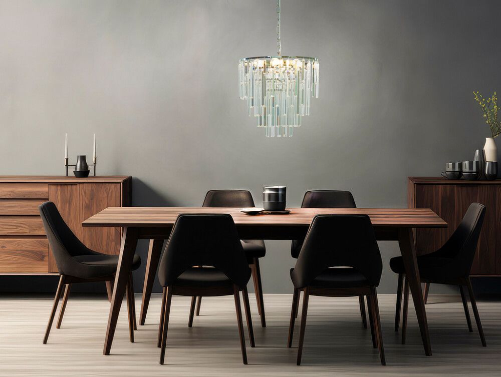 Laevalgusti Aneta Strati kroom/kirgas Ø 45 x 49 cm