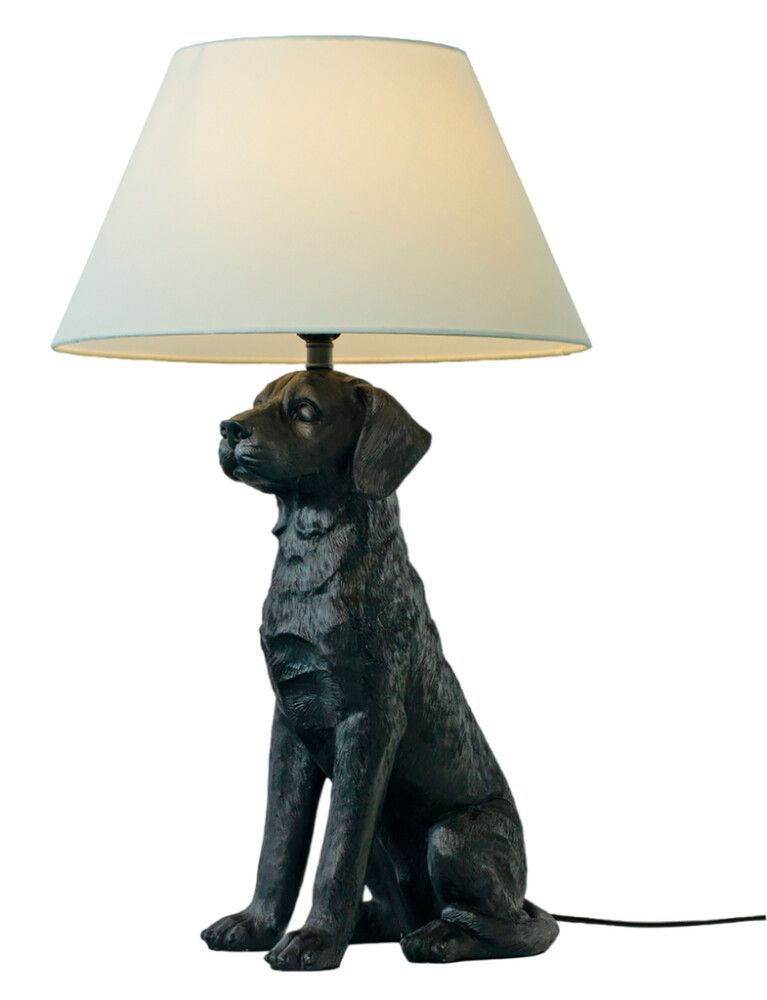 Lauavalgusti Aneta Retriver must/valge 40 x 69 cm