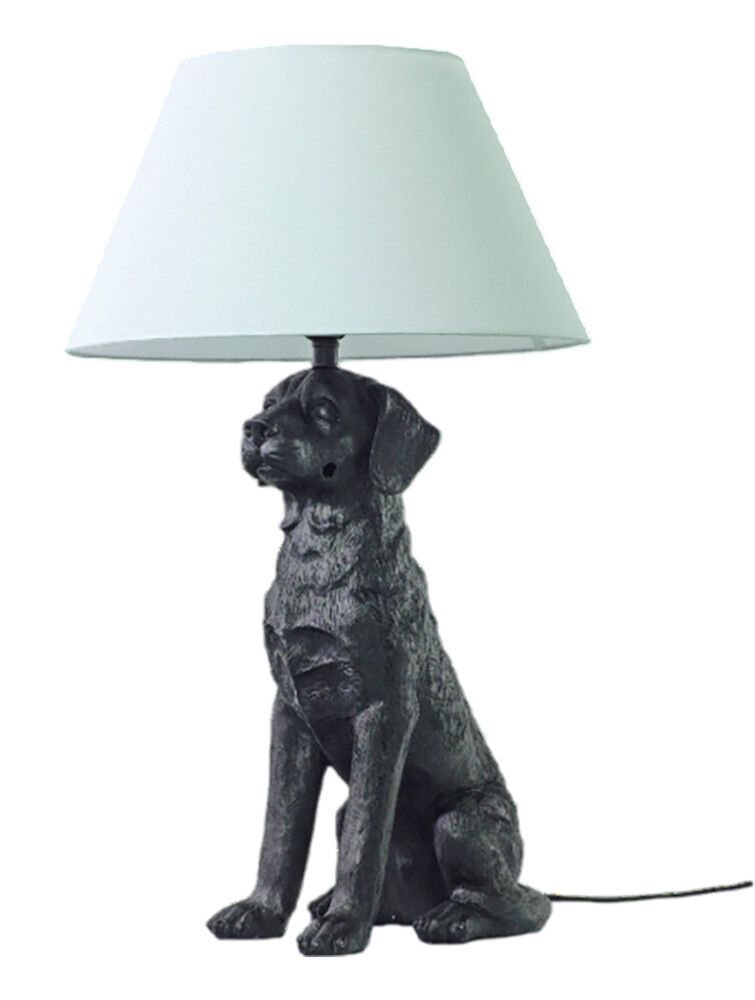 Lauavalgusti Aneta Retriver must/valge 40 x 69 cm