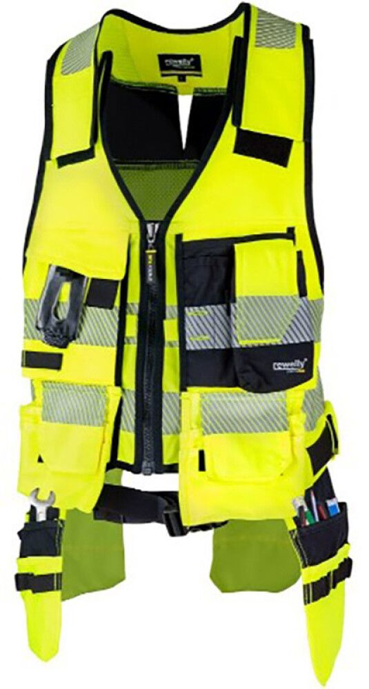 Kõrgnähtav vest ripptaskutega