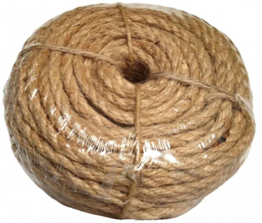 Jutenöör 5 mm x 25 m, naturaalne