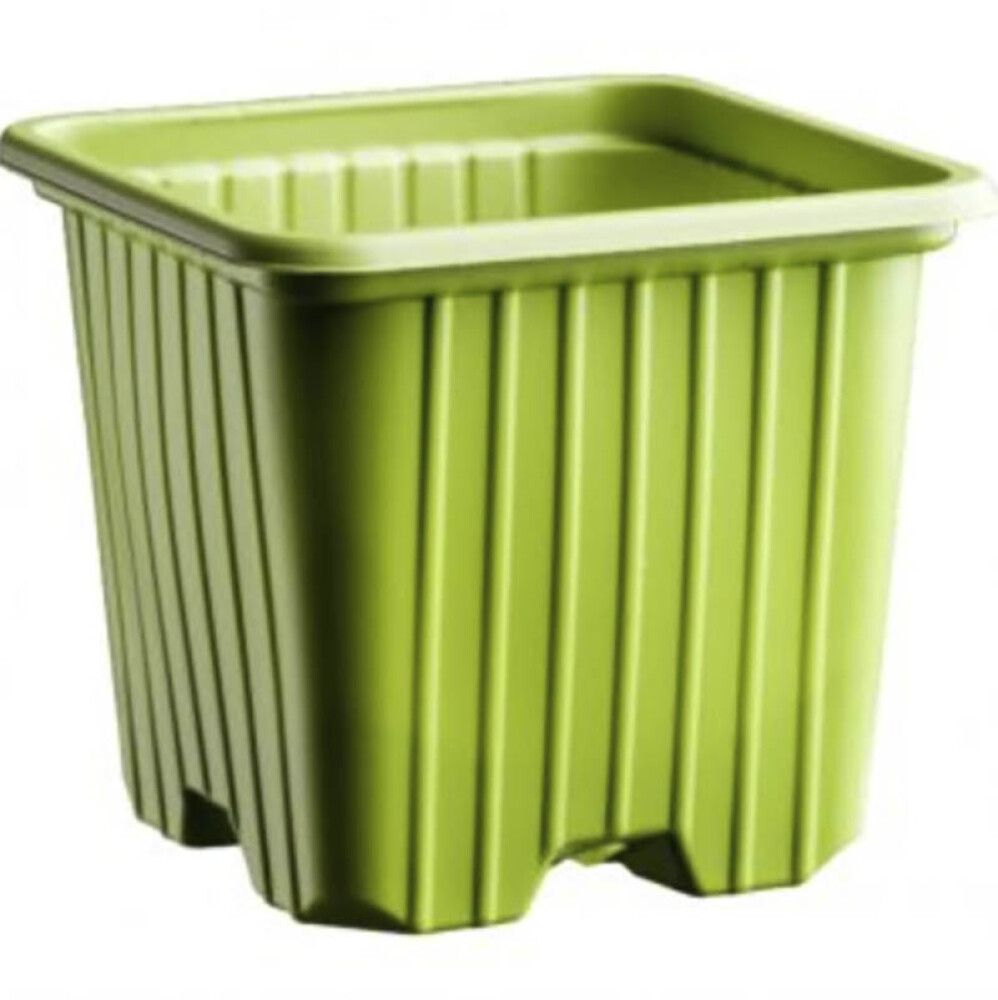 Nelikantpott 7 x 7 x 6,5 cm, heleroheline