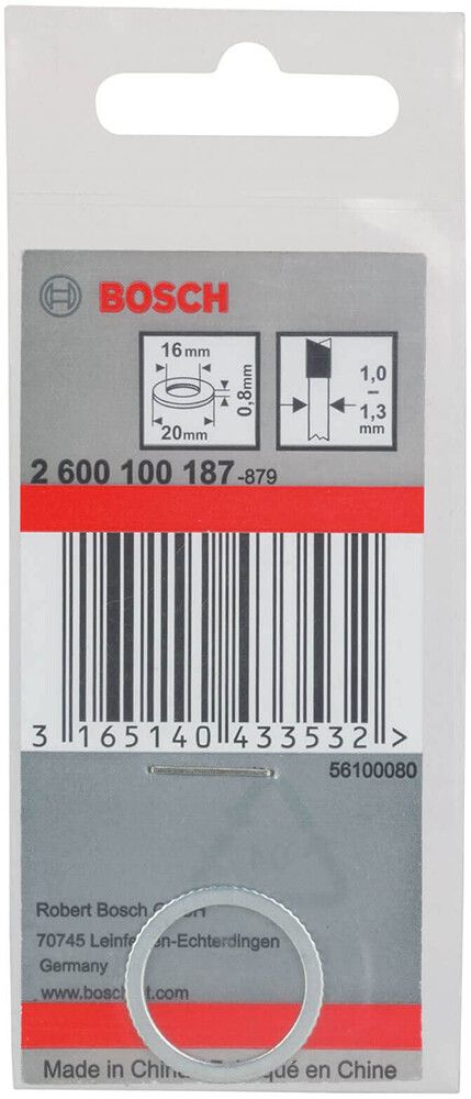 Üleminekurõngas Bosch 20 x 16 x 0,8 mm
