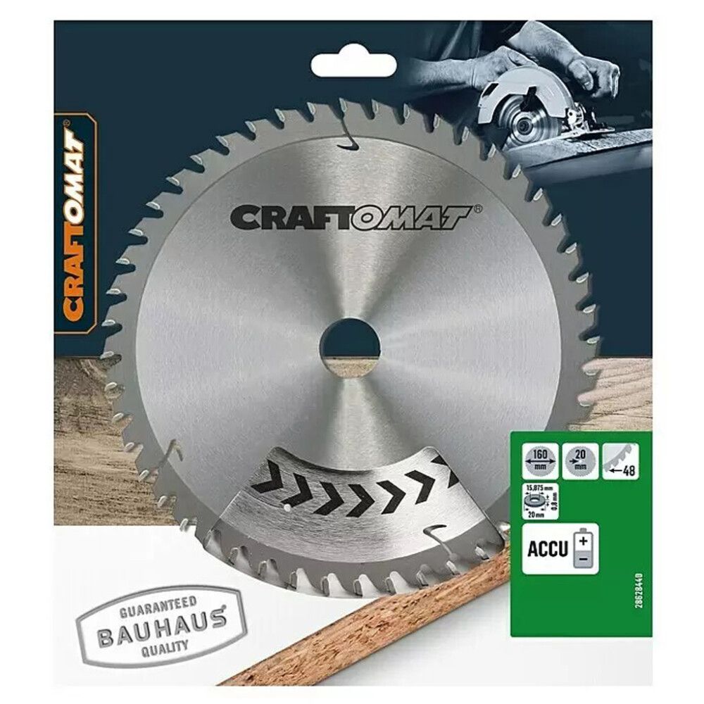 Saeketas Craftomat 160 x 20 mm 48T