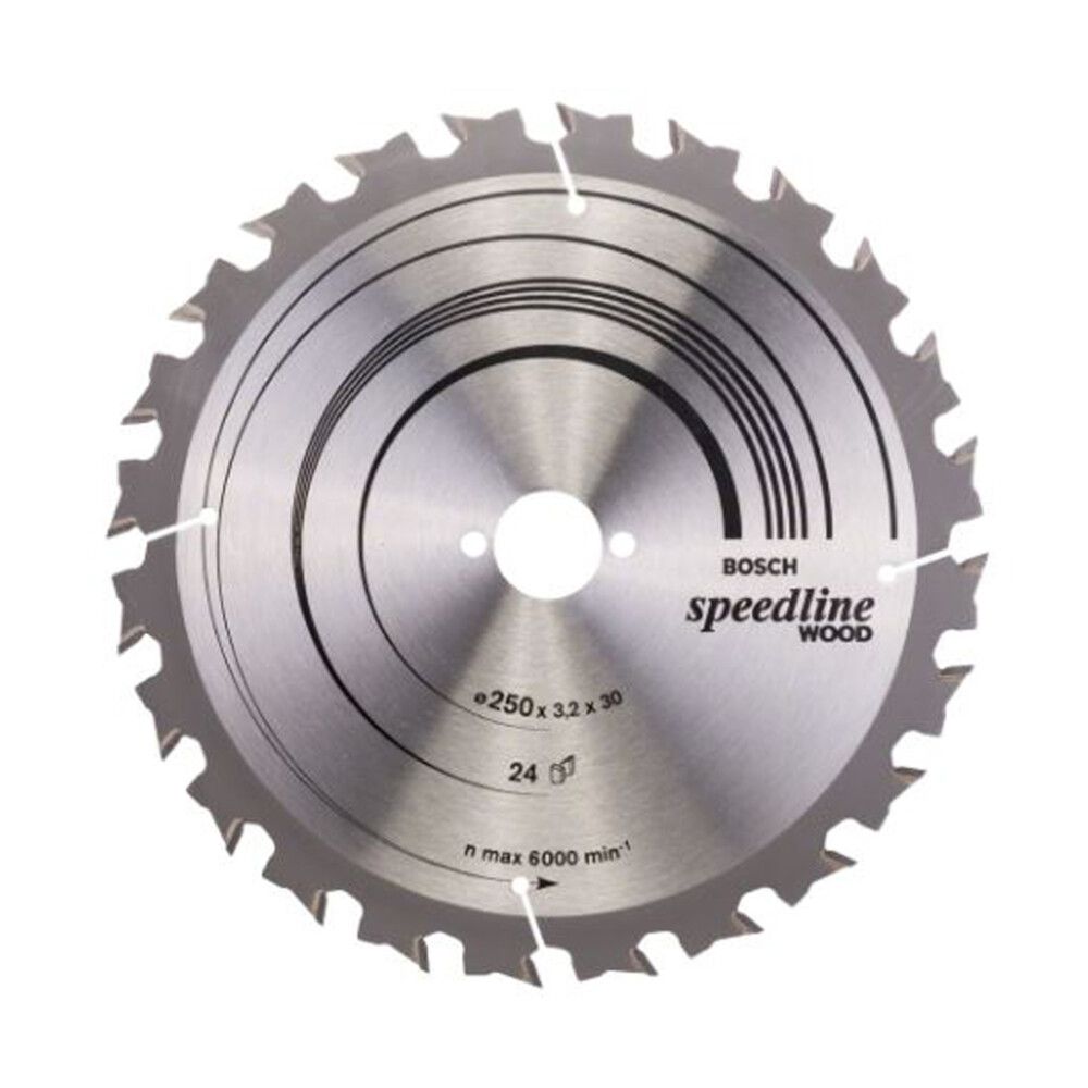 Saeketas Bosch Speedline Wood 250 x 30 mm Z24