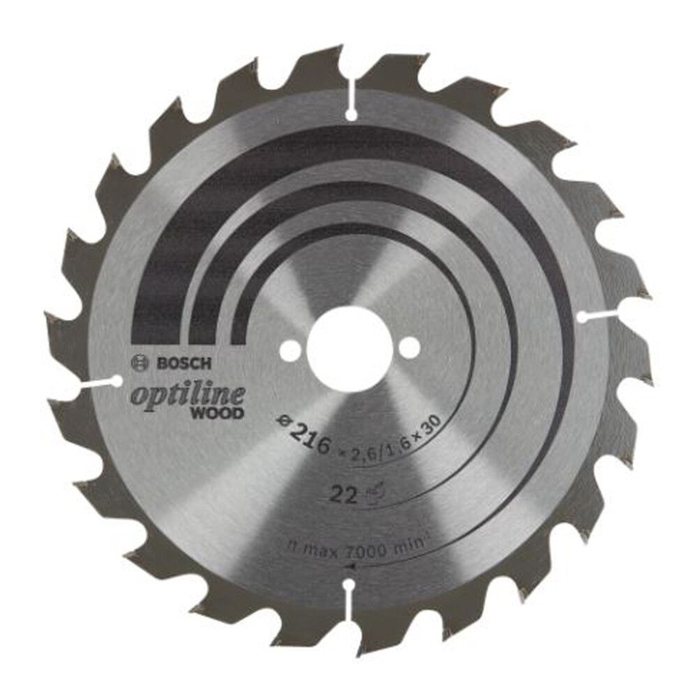 Saeketas Bosch 216 x 30 mm Z22