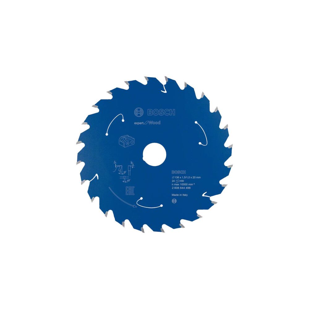 Saeketas Bosch Expert for Wood 136 x 20 mm 24T