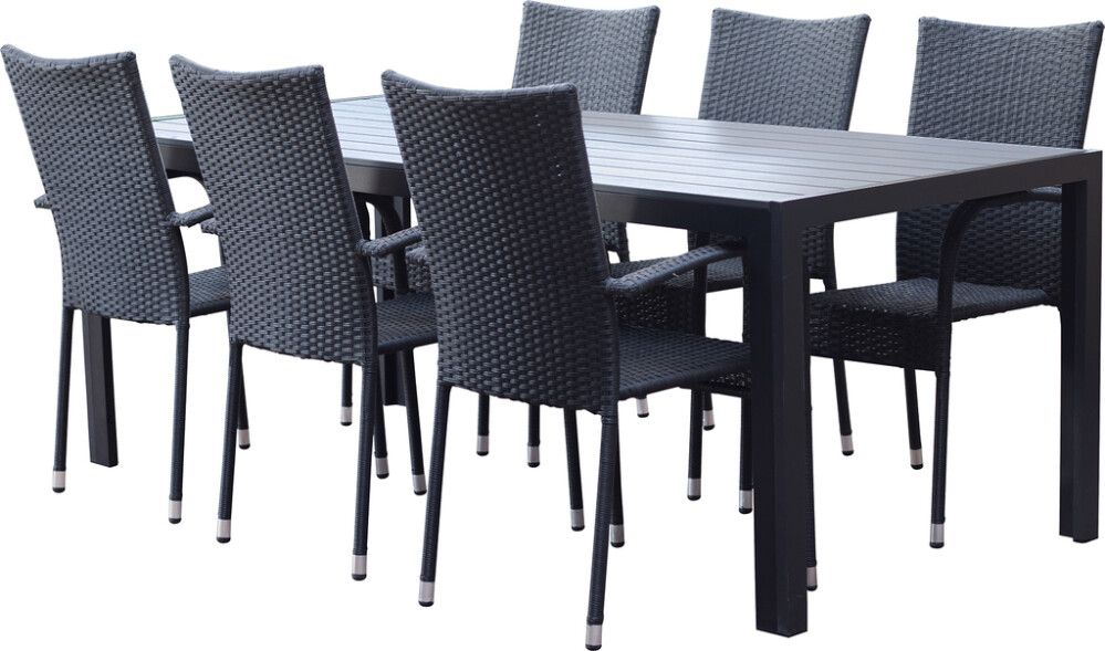 Tool SunFun Anna 95 x 63 x 55,5 cm, must