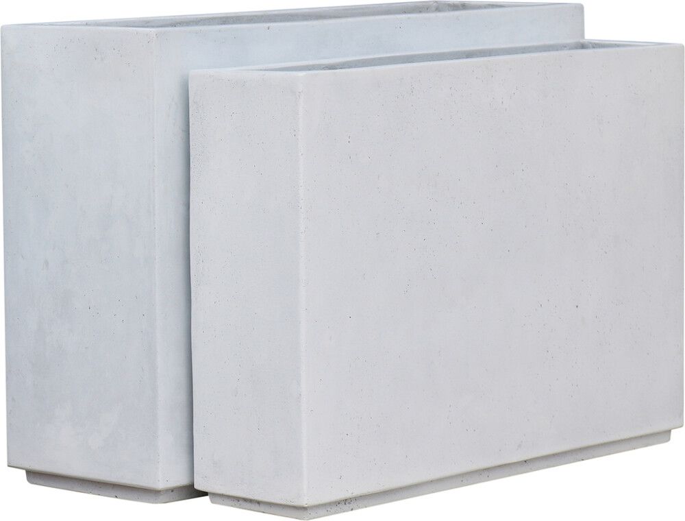 Lillepott Anna 48,5 x 70 x 16 cm, valge