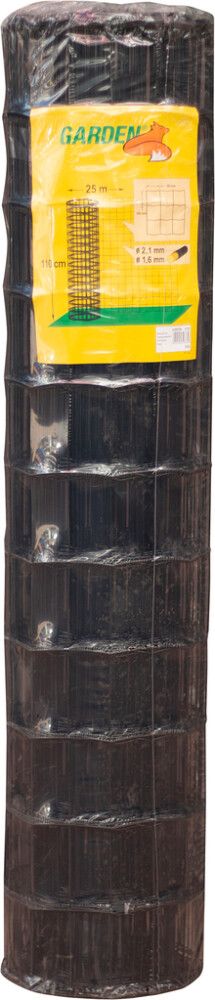 Aiavõrk 1,1 x 25 m, must