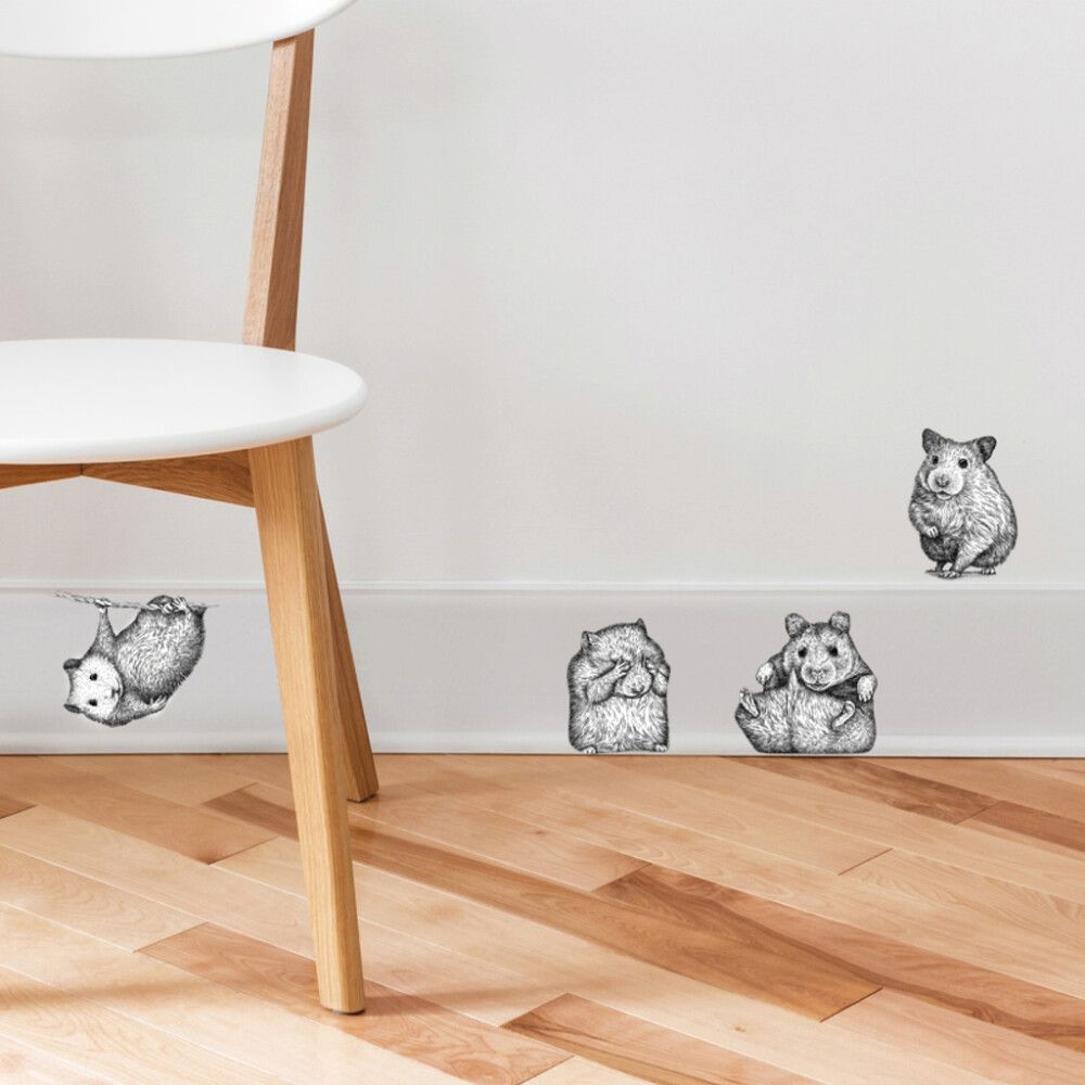 Sisustuskleebis Plage Hiir  S29,7 x 21 cm, 2 tk