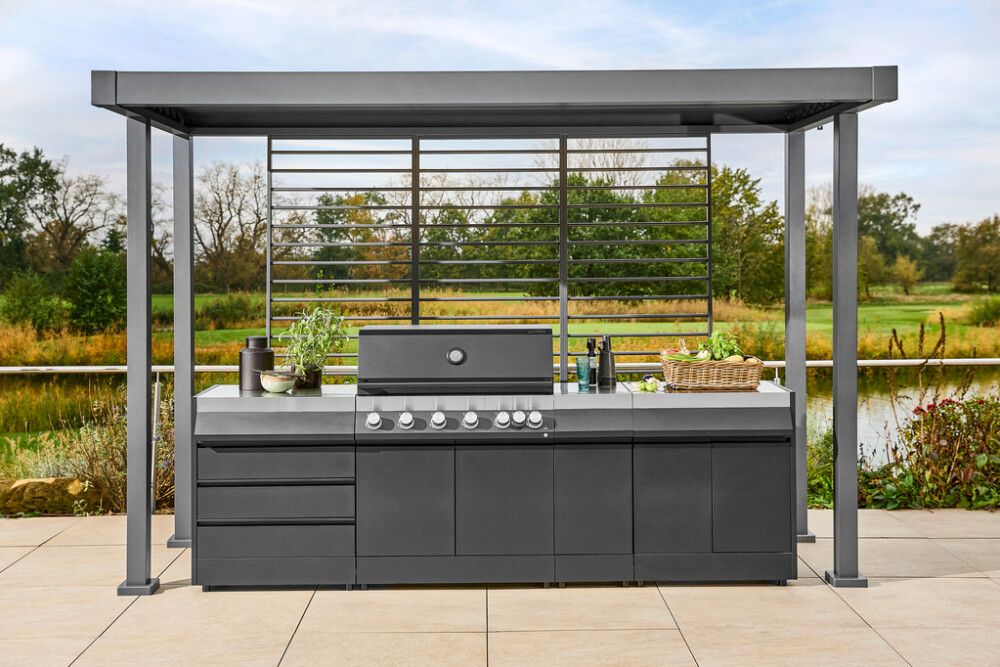 Katus Sunfun suveköögile 3,41 x 1,54 x 235 cm, antratsiit