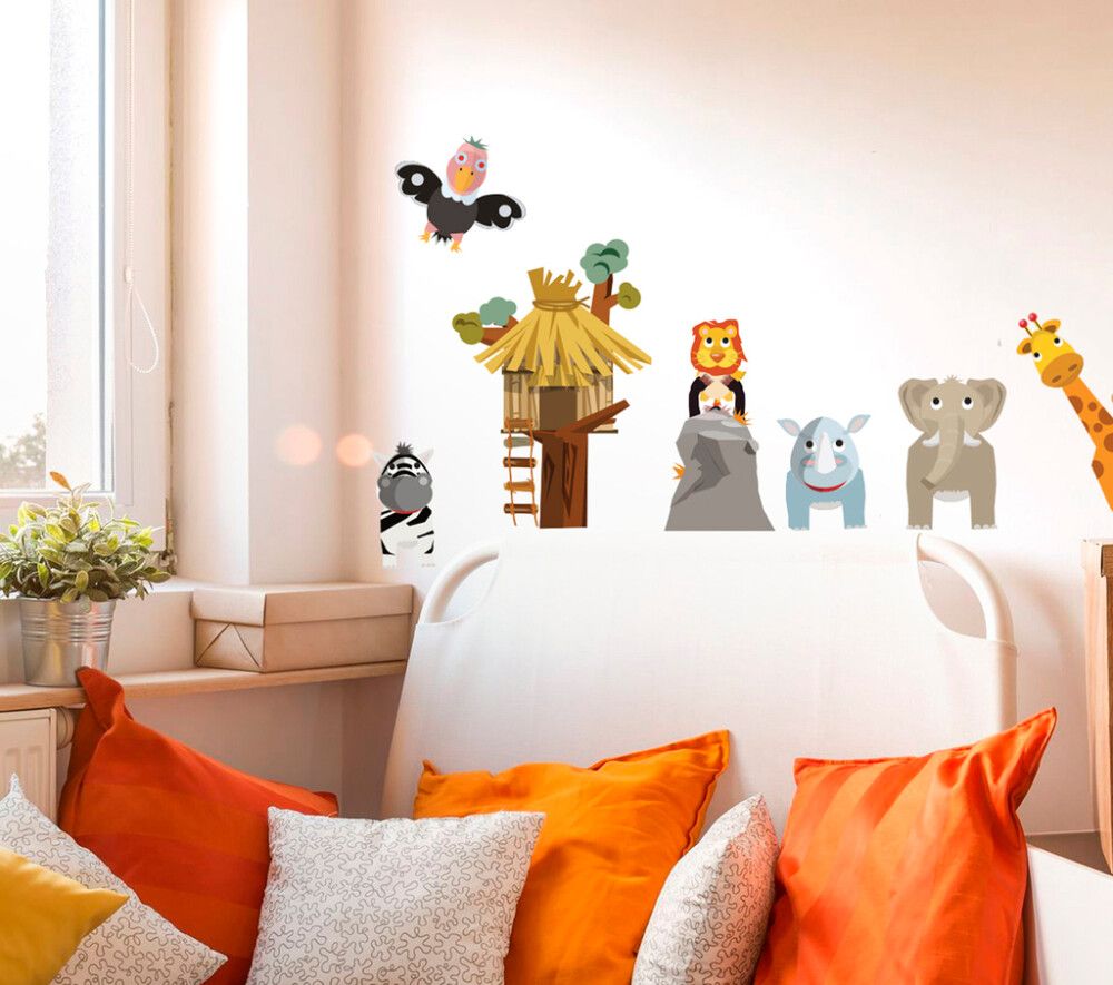 Posterkleebis Plage Aafrika