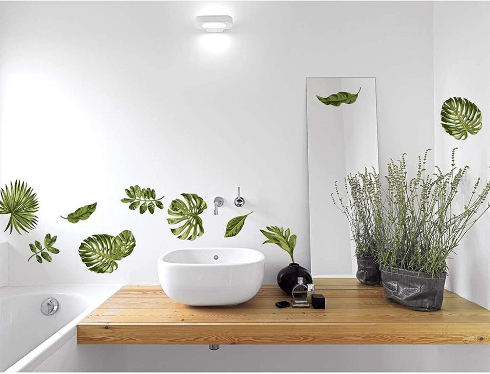 Posterkleebis Plage Troopilised lehed 24 x 68 cm